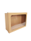 Darčeková krabica dno + veko s fóliovým okienkom 330x220x105/30 mm